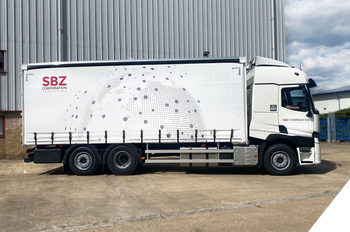 SBZ Curtain Truck